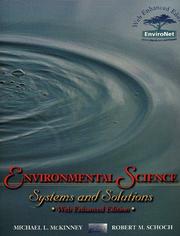 Cover of: Environmental science by Michael L. McKinney