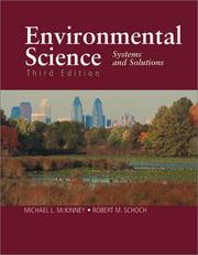 Environmental science by Michael L. McKinney