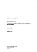 Confronting civil war : a comparative study of household assets management in southern Sudan