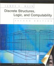 Cover of: Discrete Structures, Logic, and Computability, Second Edition (Jones & Bartlett Computer Science) by HeinfJamesL