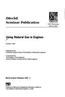 Using natural gas in engines