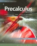 Cover of: Precalculus: Solutions Manual