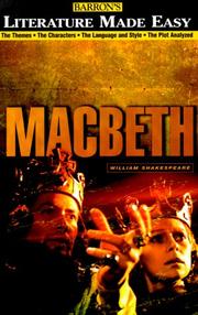 Cover of: Literature Made Easy Macbeth (Literature Made Easy Series)