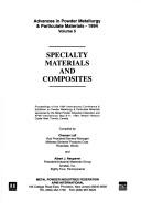 Advances in Powder Metallurgy & Particulate Materials 1994 by Chaman Lall