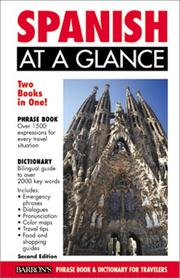 Cover of: Spanish at a glance by Heywood Wald