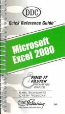 Cover of: Excel 2000 Quick Reference Guide (Quick Reference Guides)