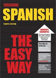 Cover of: Barron's Spanish the easy way by Ruth J. Silverstein