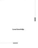 Cover of: Carnal knowledge (Doreen B. Townsend Center occasional papers) | Wendy Doniger