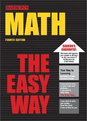 Cover of: Math the easy way