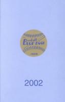 Cover of: 2002 Baseball Blue Book: Our 94th Year