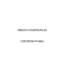 Cover of: Prison Conditions in Czechoslovakia: An Update (Helsinki Watch Report)