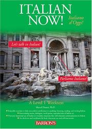 Cover of: Italian Now!: A Level One Worktext