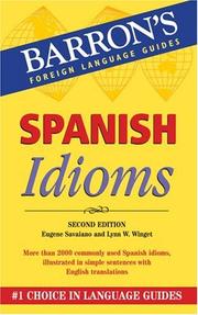 Spanish idioms