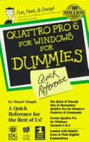 Cover of: Quattro Pro 6 for Windows for Dummies Quick Reference