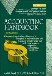 Accounting handbook