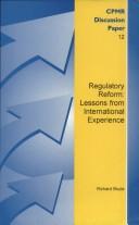 Regulatory reform : lessons from international experience