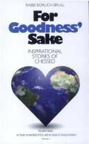 Cover of: For goodness sake | Boruch Brull