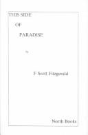 Cover of: This Side of Paradise (Twelve-Point) by F. Scott Fitzgerald