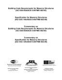 Cover of: Building Code Requirements for Masonry Structures; Specification for Masonry Structures; Commentary on Building Code Requirements for Masonry Structur by 