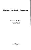 Cover of: Modern Kashmiri Grammar