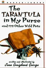 Cover of: The Tarantula in My Purse by Jean Craighead George