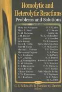 Cover of: Homolytic and Heterolytic Reactions: Problems and Solutions