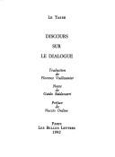 Cover of: Discours sur le dialogue