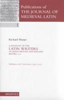 Cover of: A Handlist of the Latin Writers of Great Britain and Ireland Before 1540: Additions and Corrections (1997-2001) (Publications of the Journal of Medieval Latin, 1)