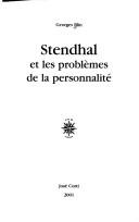 Cover of: Stendhal et les problèmes de la personnalité