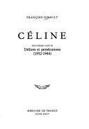 Céline by François Gibault