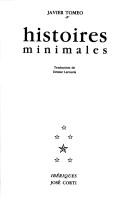 Cover of: Histoires minimales