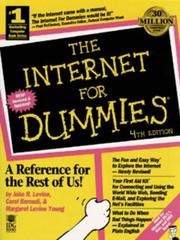 Cover of: The Internet for dummies by John R. Levine