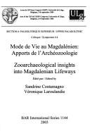 Mode de vie au Magdalénien : apports de l'archéozoologie