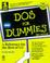 Cover of: DOS for Dummies