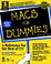 Cover of: Macs for dummies