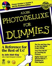 Adobe PhotoDeluxe for dummies by Julie Adair King