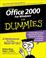 Cover of: Microsoft Office 2000 for Windows for dummies