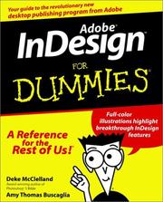 Adobe InDesign for dummies