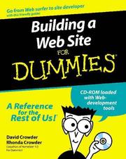 Cover of: Building a Web Site for Dummies