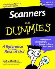 Cover of: Scanners for Dummies by Mark L. Chambers