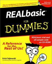 Cover of: REALbasic for Dummies