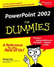 Cover of: PowerPoint 2002 for dummies