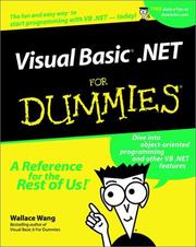 Visual Basic .NET for dummies