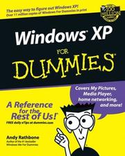 Cover of: Windows XP for Dummies by Andy Rathbone