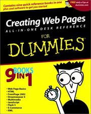 Creating Web pages all-in-one desk reference for dummies