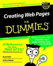 Creating Web pages for dummies by Bud E. Smith, Arthur Bebak