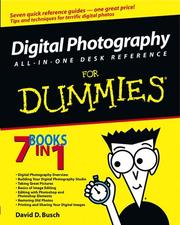 Cover of: Digital photography all-in-one desk reference for dummies