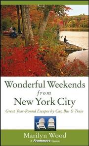 Frommer's wonderful weekends from New York City