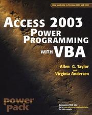 Access power programming with VBA