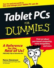 Tablet PCs for dummies